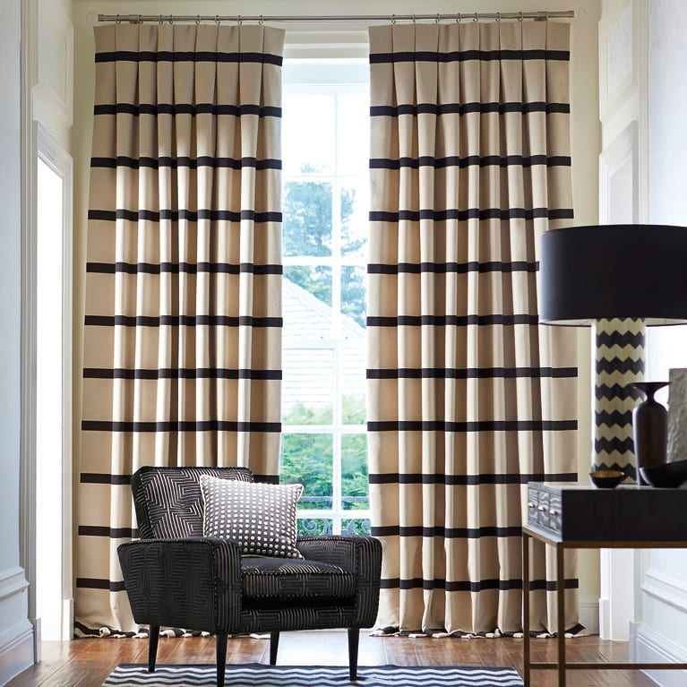 inverted pleat curtains