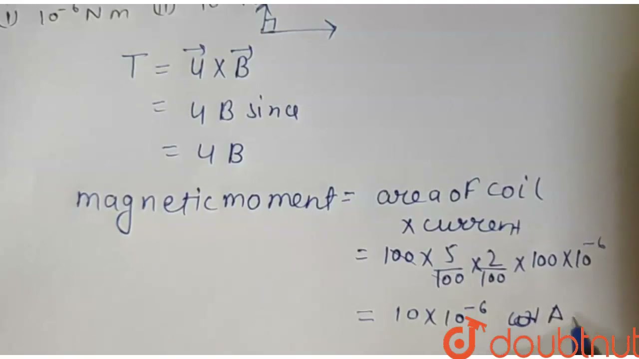 a rectangular coil of 100 turns