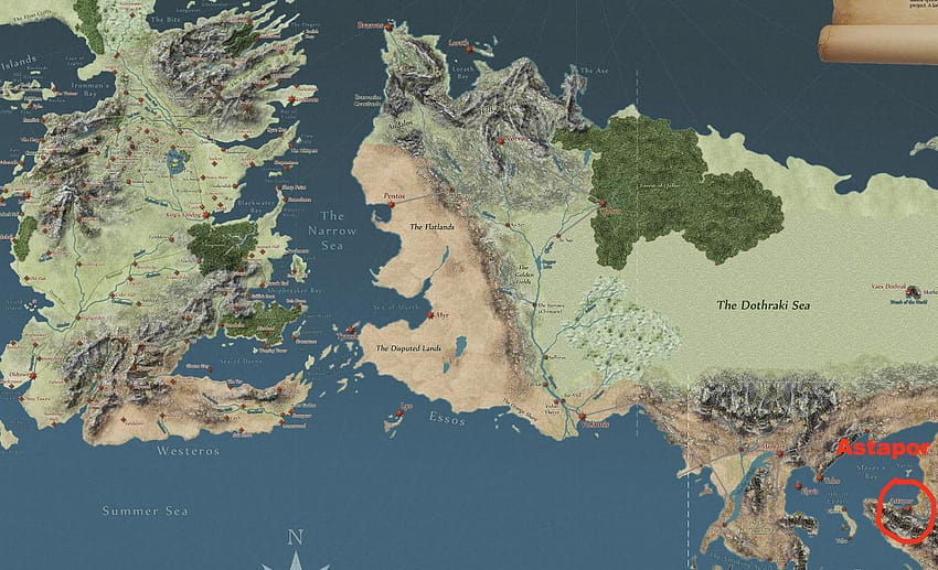 mapa game of thrones