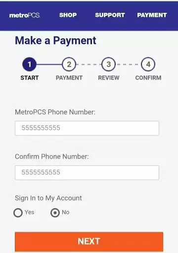 metropcs pay bill