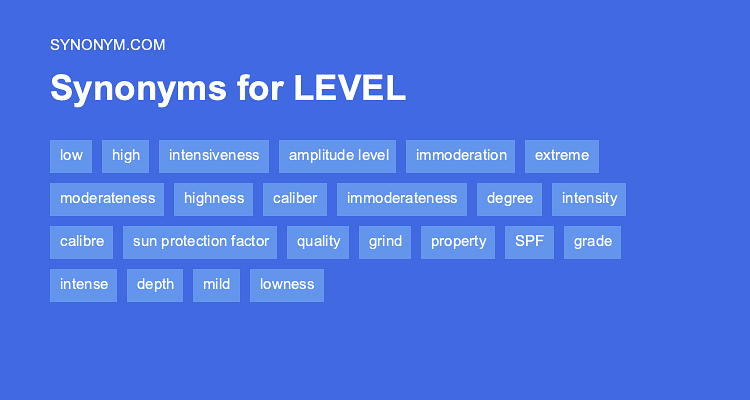 high level synonym