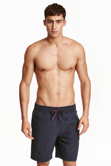 knee length swim shorts