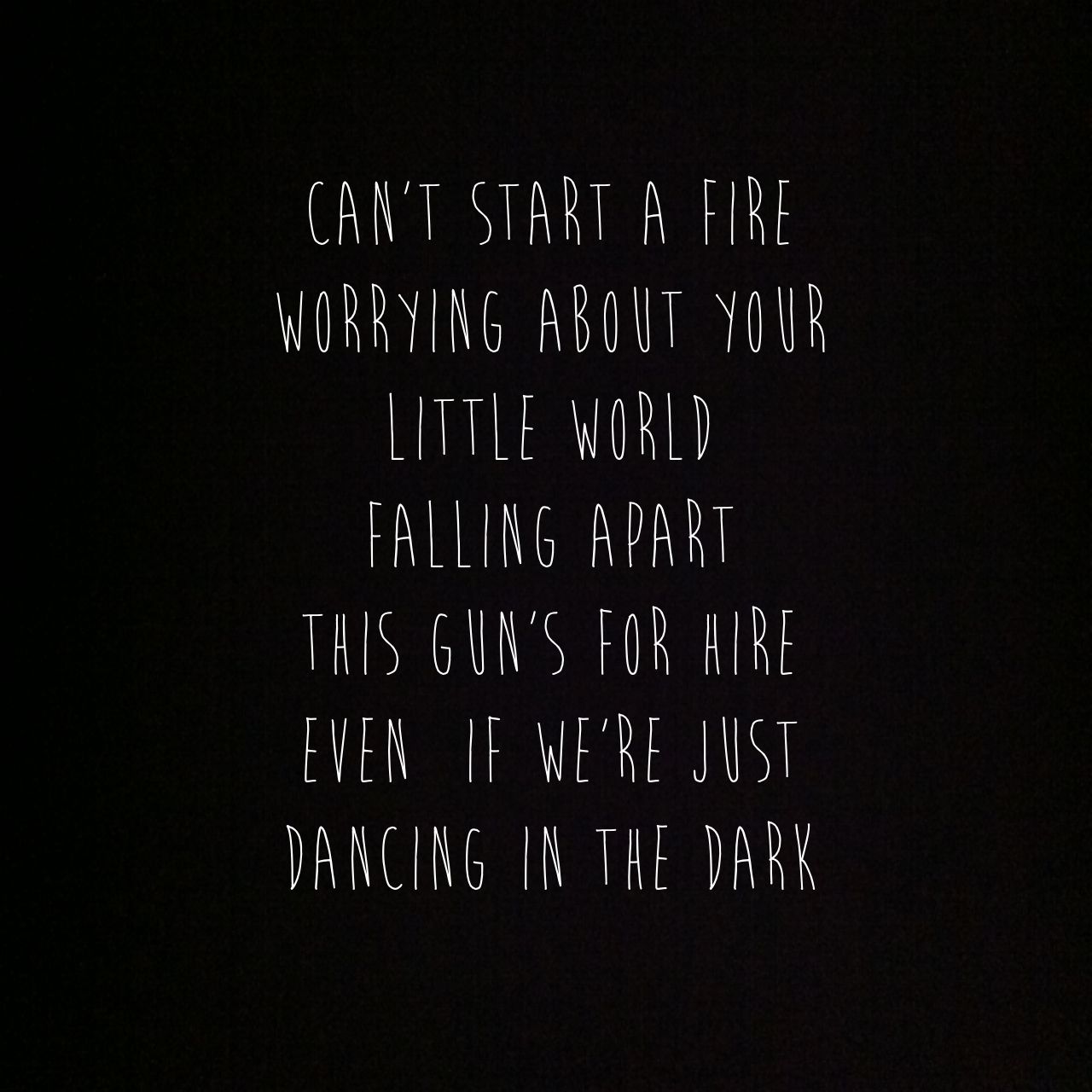 dark lyrics