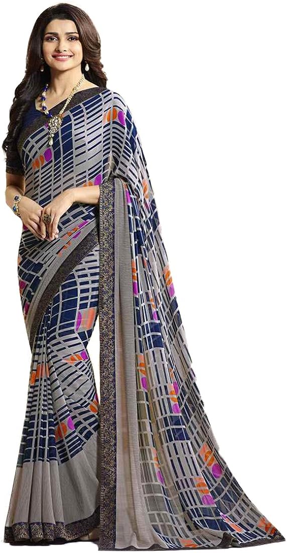 amazon printed saree