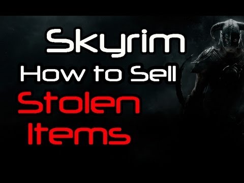 skyrim sell stolen items