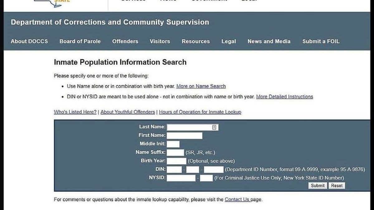 manhattan inmate search