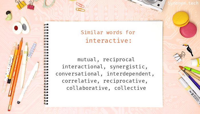 another word for interactive