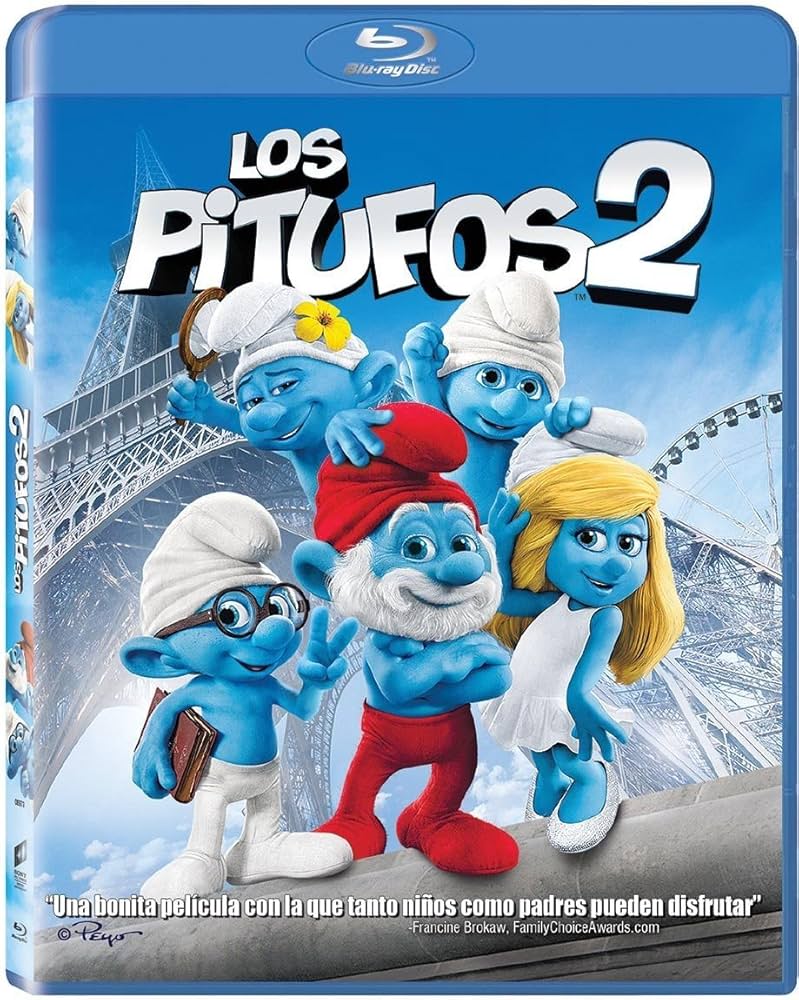 los pitufos 2 blu ray