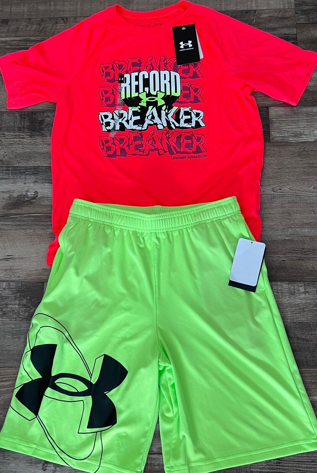 junior under armour short sets