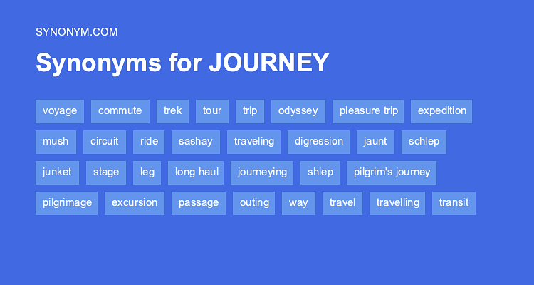 journey thesaurus