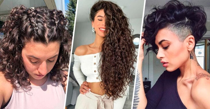 cortes para cabello rizado de mujer