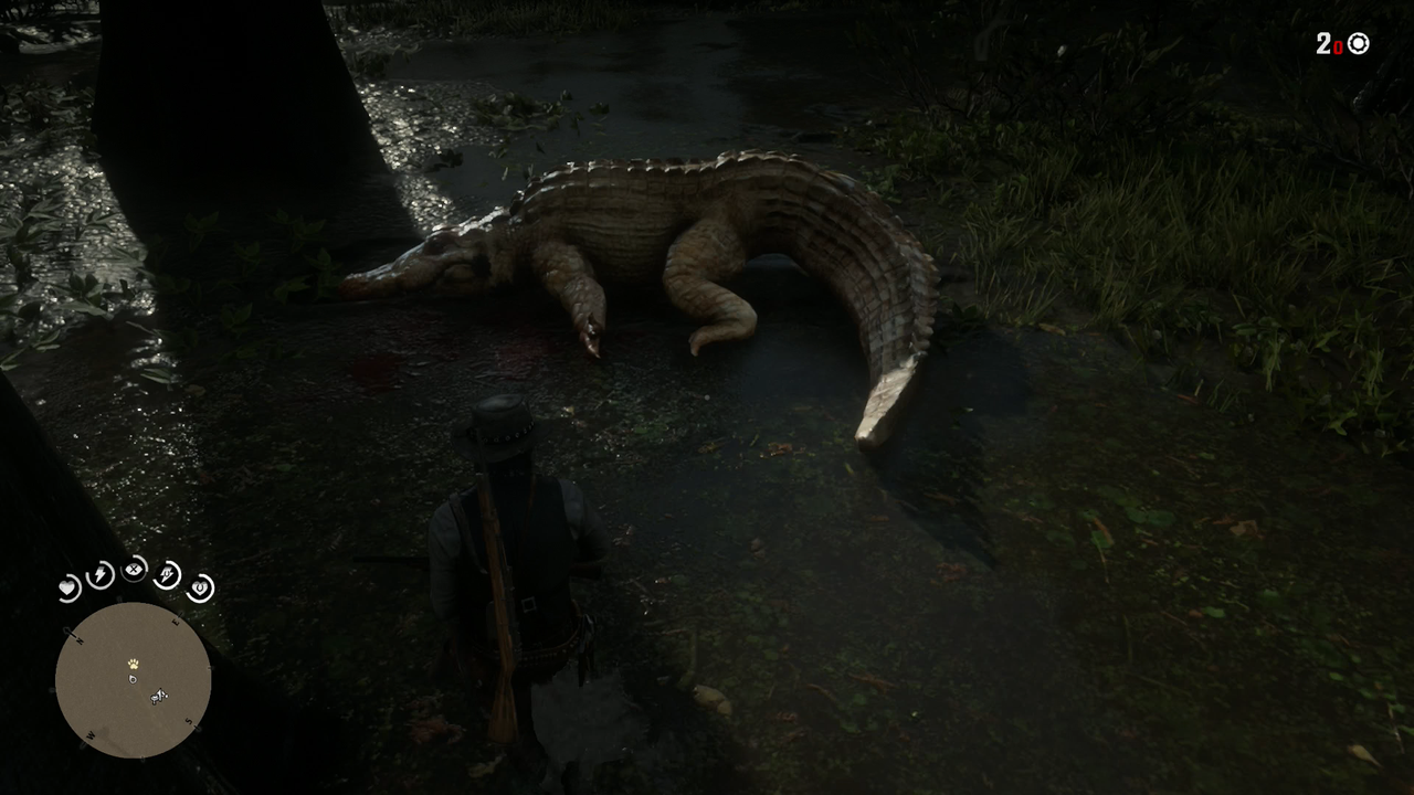 red dead redemption 2 legendary alligator