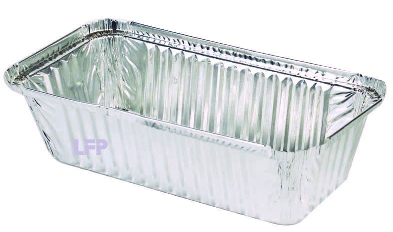 silver foil container