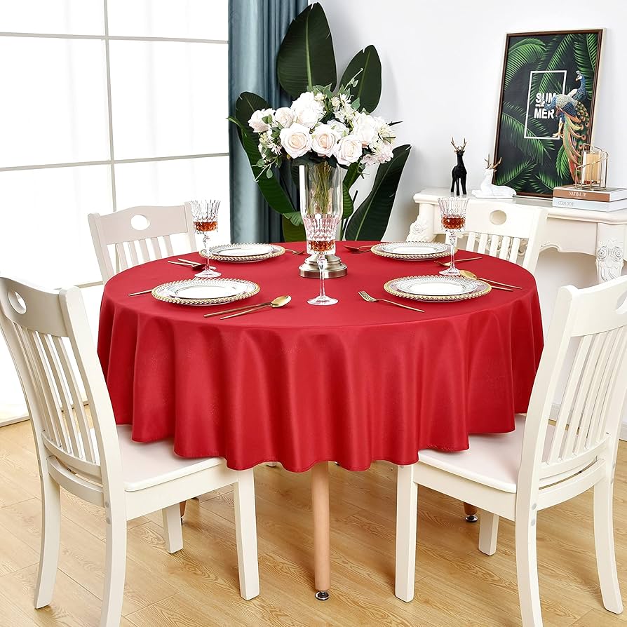 amazon round tablecloths