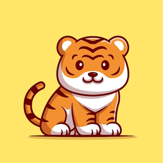 cute tiger vector