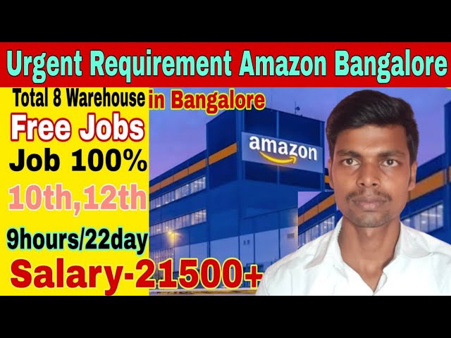 amazon openings in bangalore