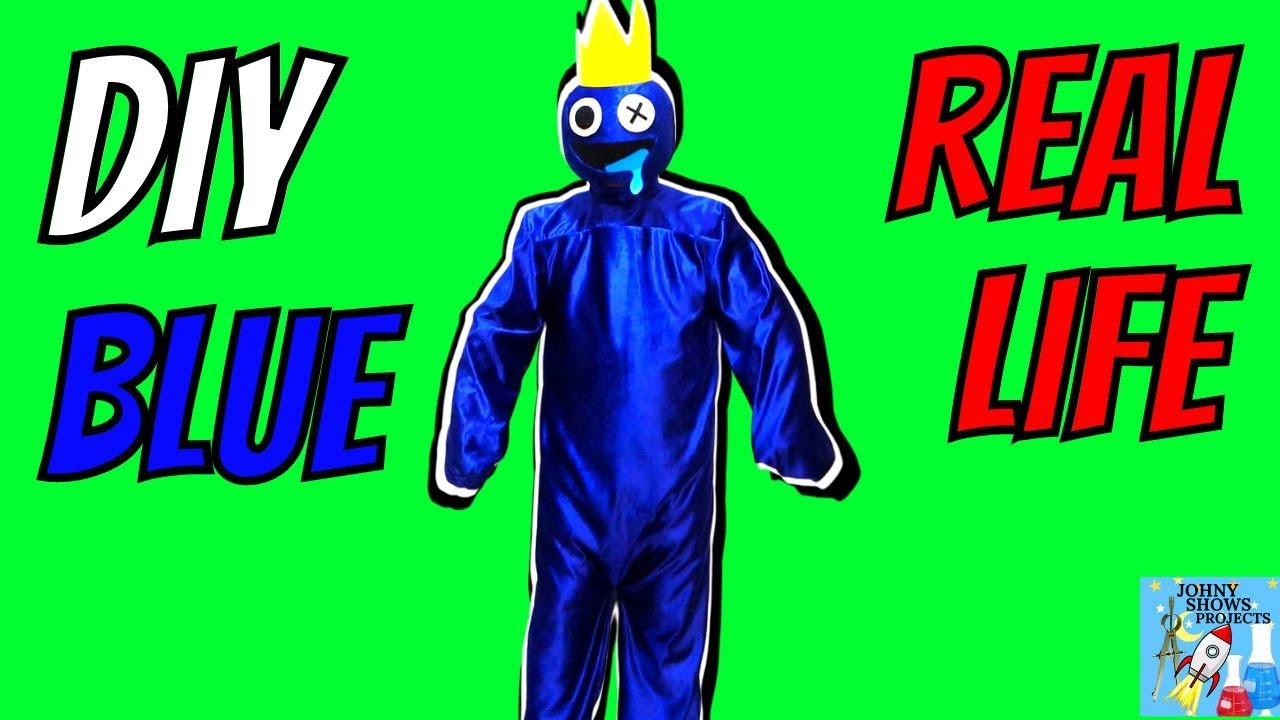 rainbow friends blue costume