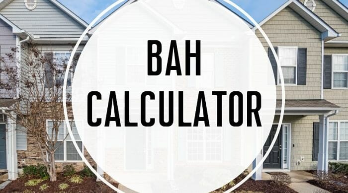 2022 bah rates calculator