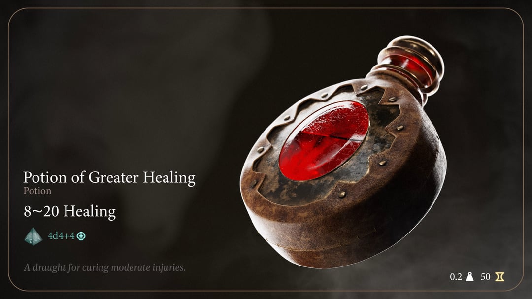 superior healing potion 5e