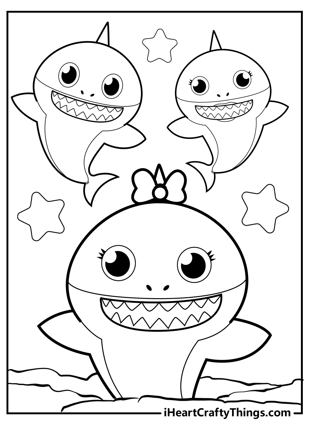 baby shark coloring