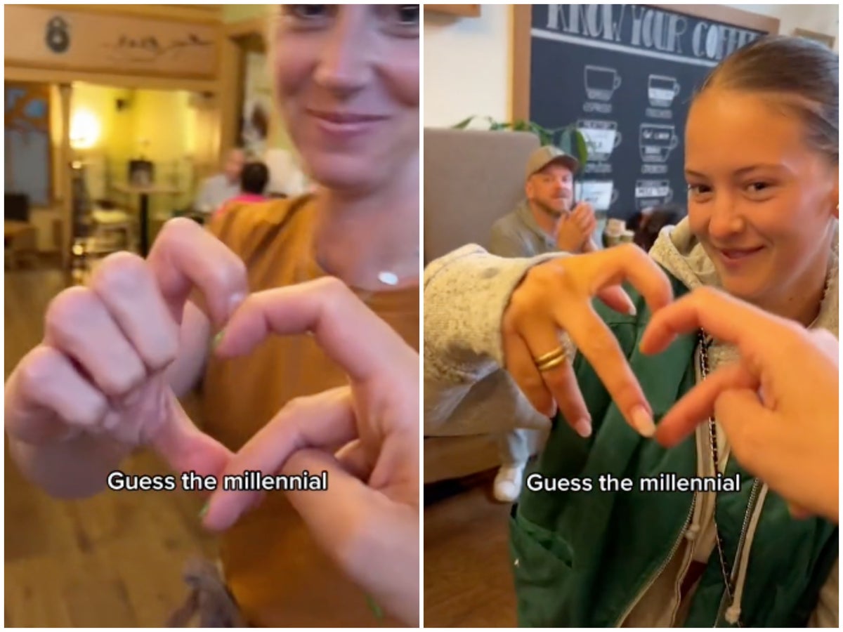 gen z heart hands