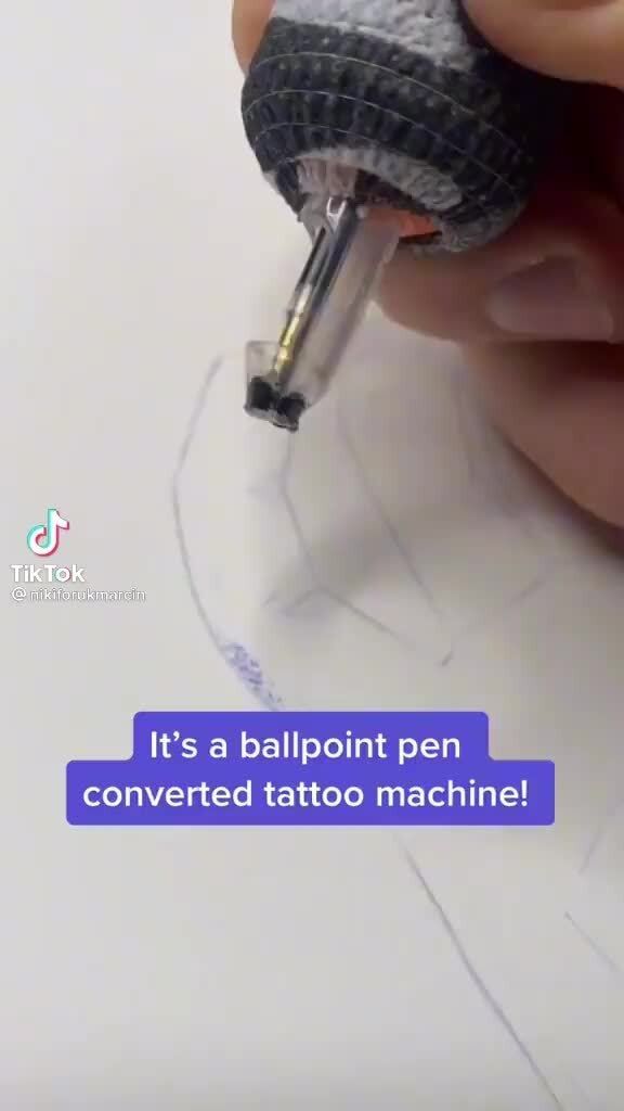 ballpoint pen tattoo machine