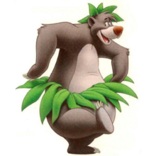 baloo the bear in the jungle book