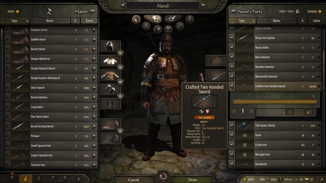 bannerlord smithing money