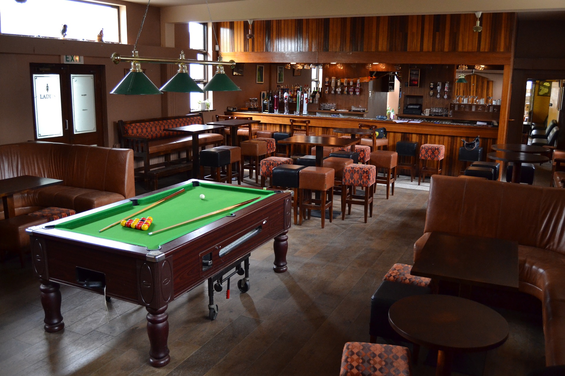bars with pool tables near me