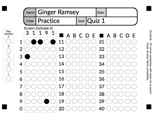 zipgrade test