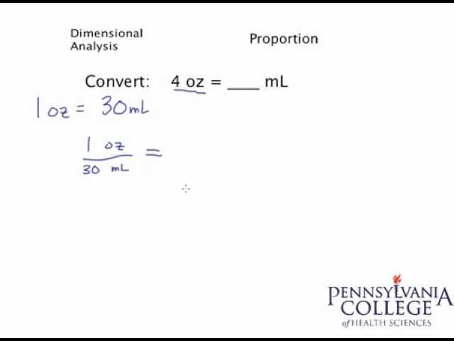 convert oz to.ml