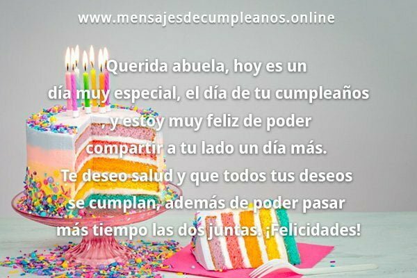 cumpleaños para mi abuelita