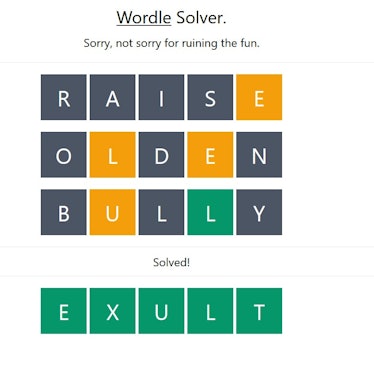 wordle solver tool