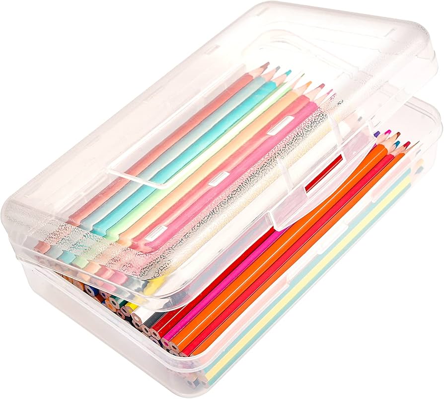 plastic pen box