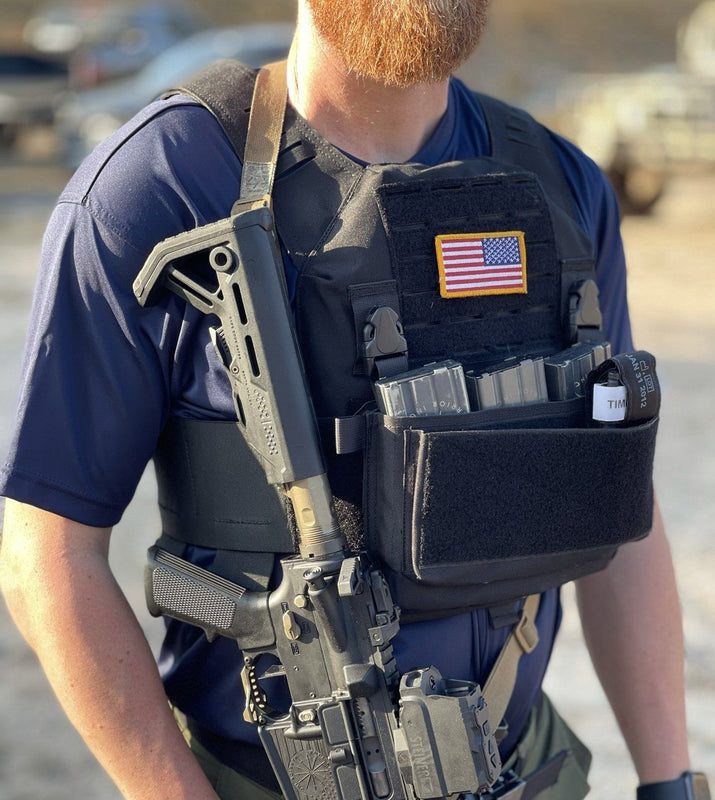 tourniquet placement on plate carrier