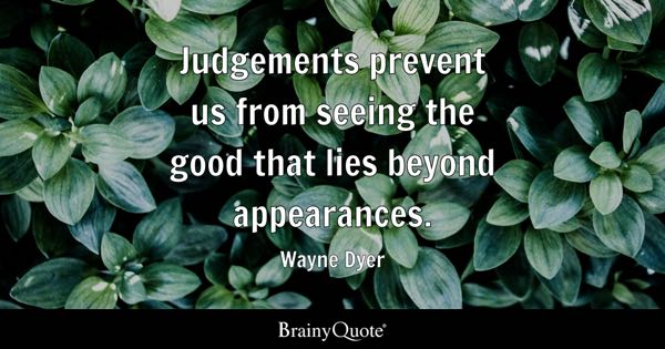 quotes on judgment of others