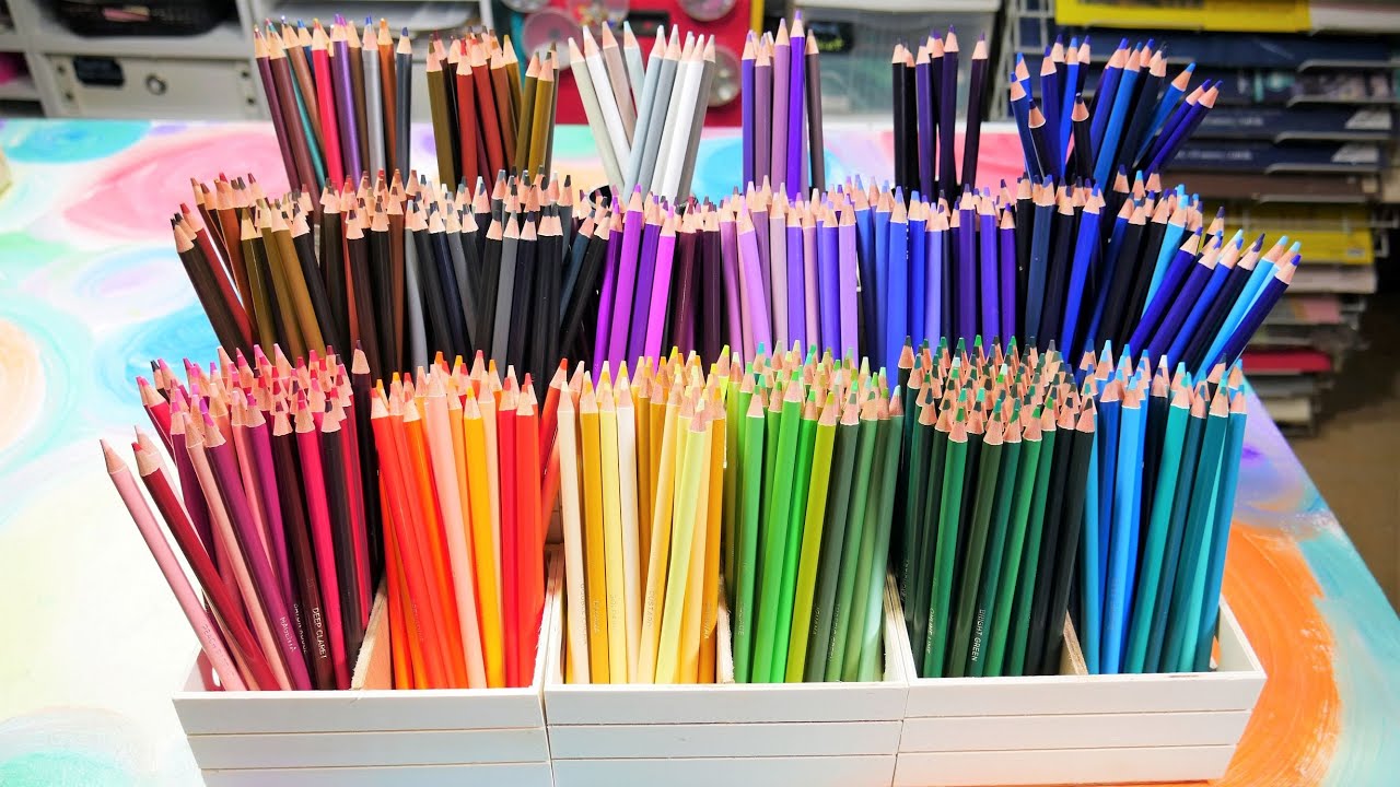 colored pencil storage