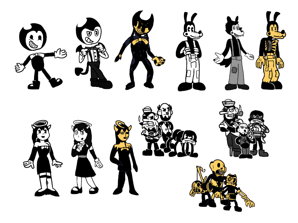 bendy and the ink machine characters