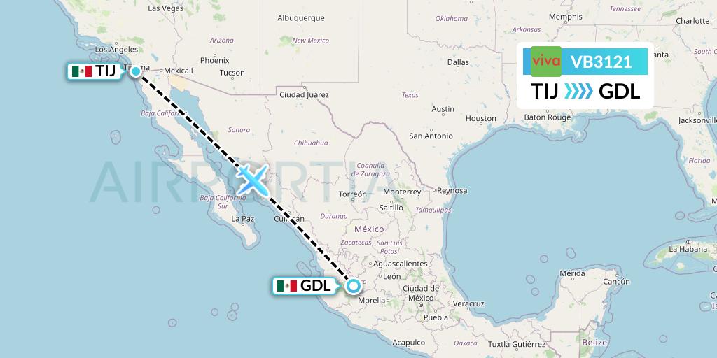 plane tickets from tijuana to guadalajara