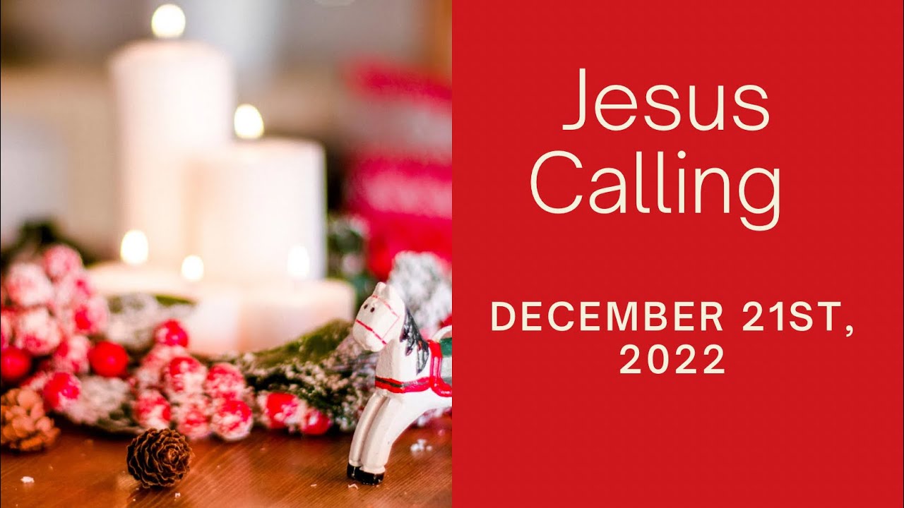 jesus calling december 21