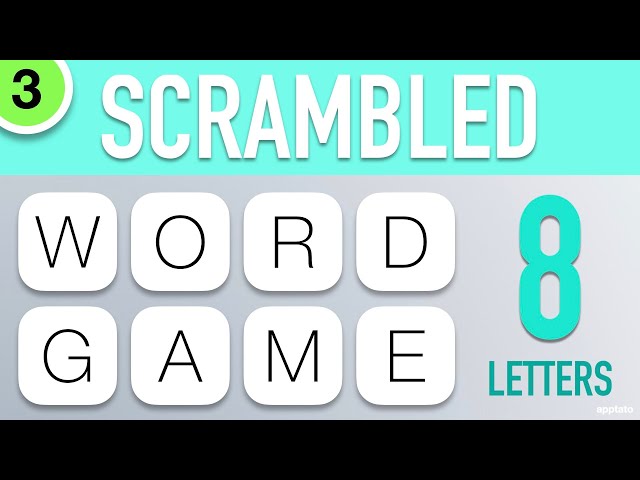 8 letter unscramble