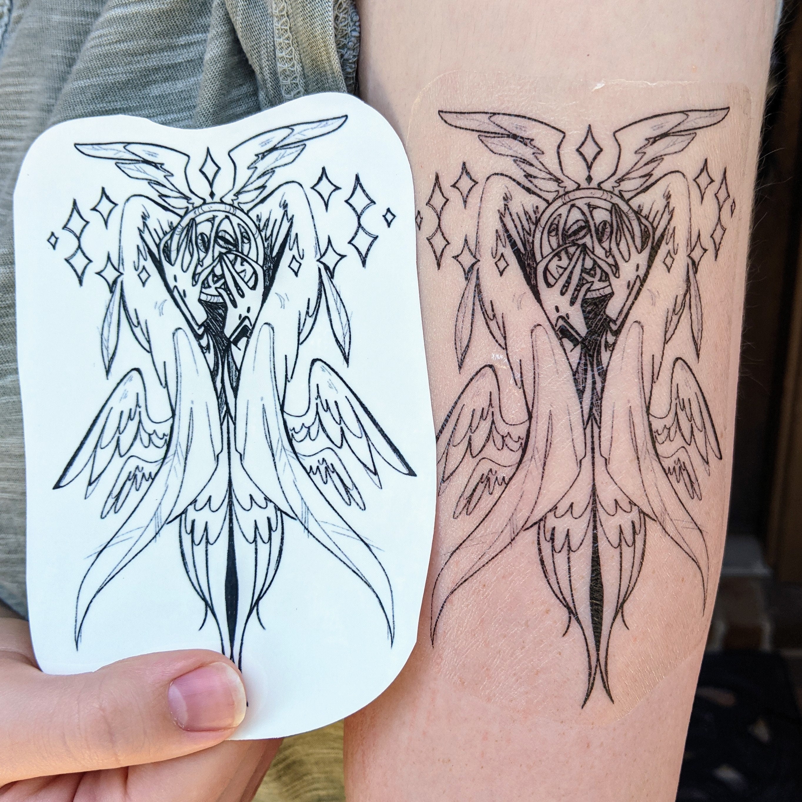 biblically accurate angels tattoo