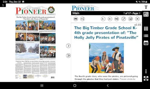 big timber pioneer