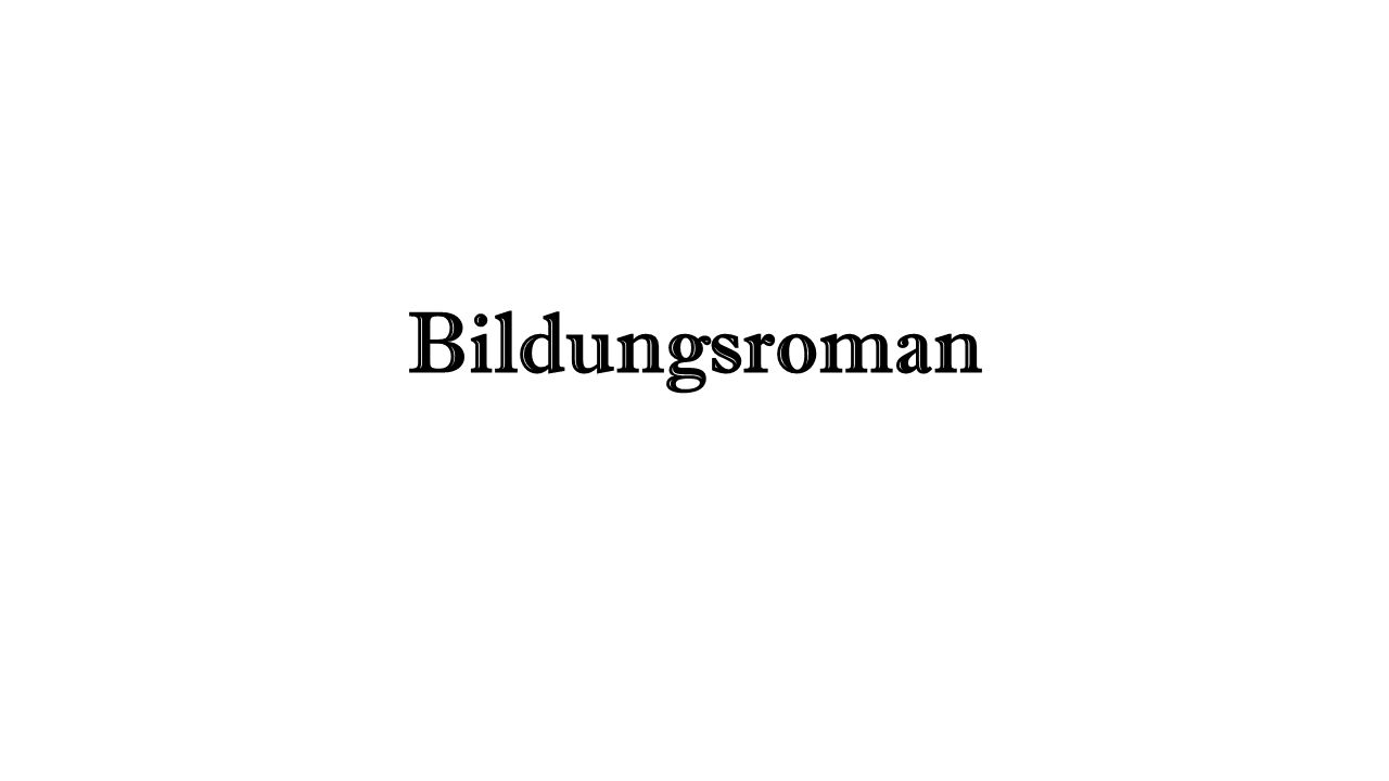 bildungsroman pronunciation