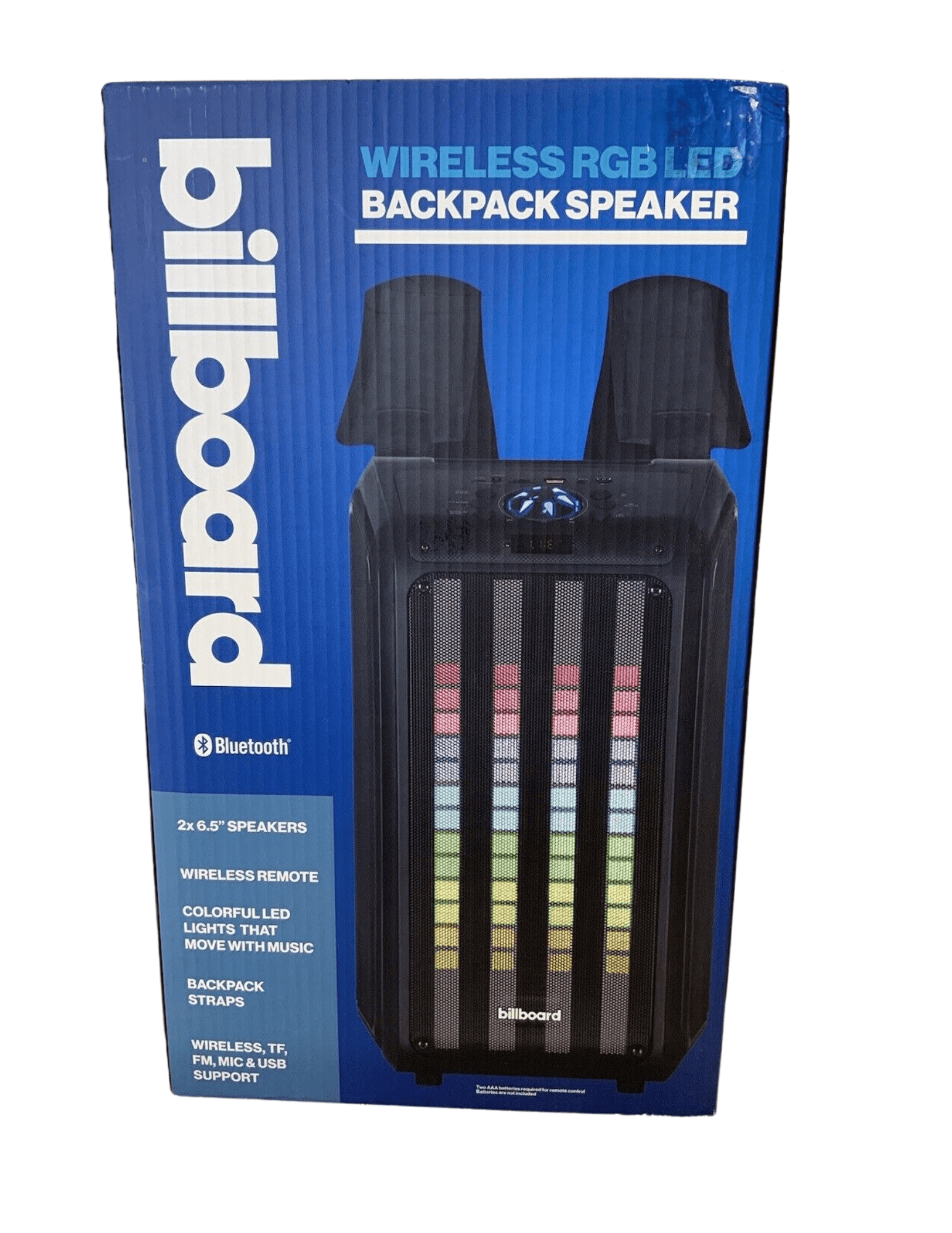 billboard backpack speaker