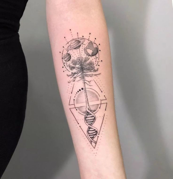 biology tattoo