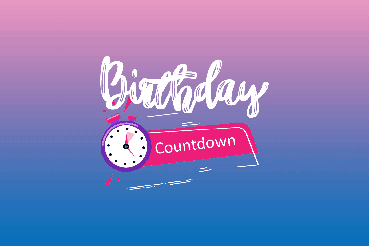 birthday countdown timer for whatsapp