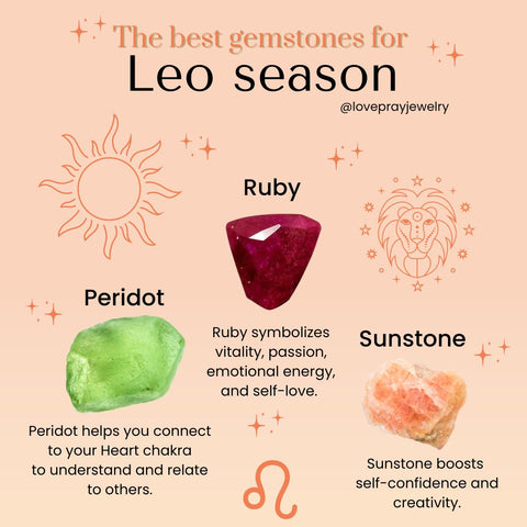 birthstones for leo