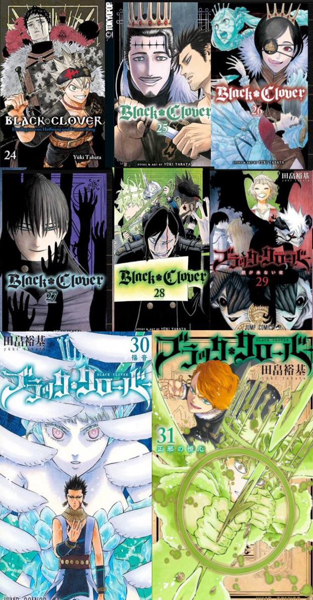 black clover manga arcs