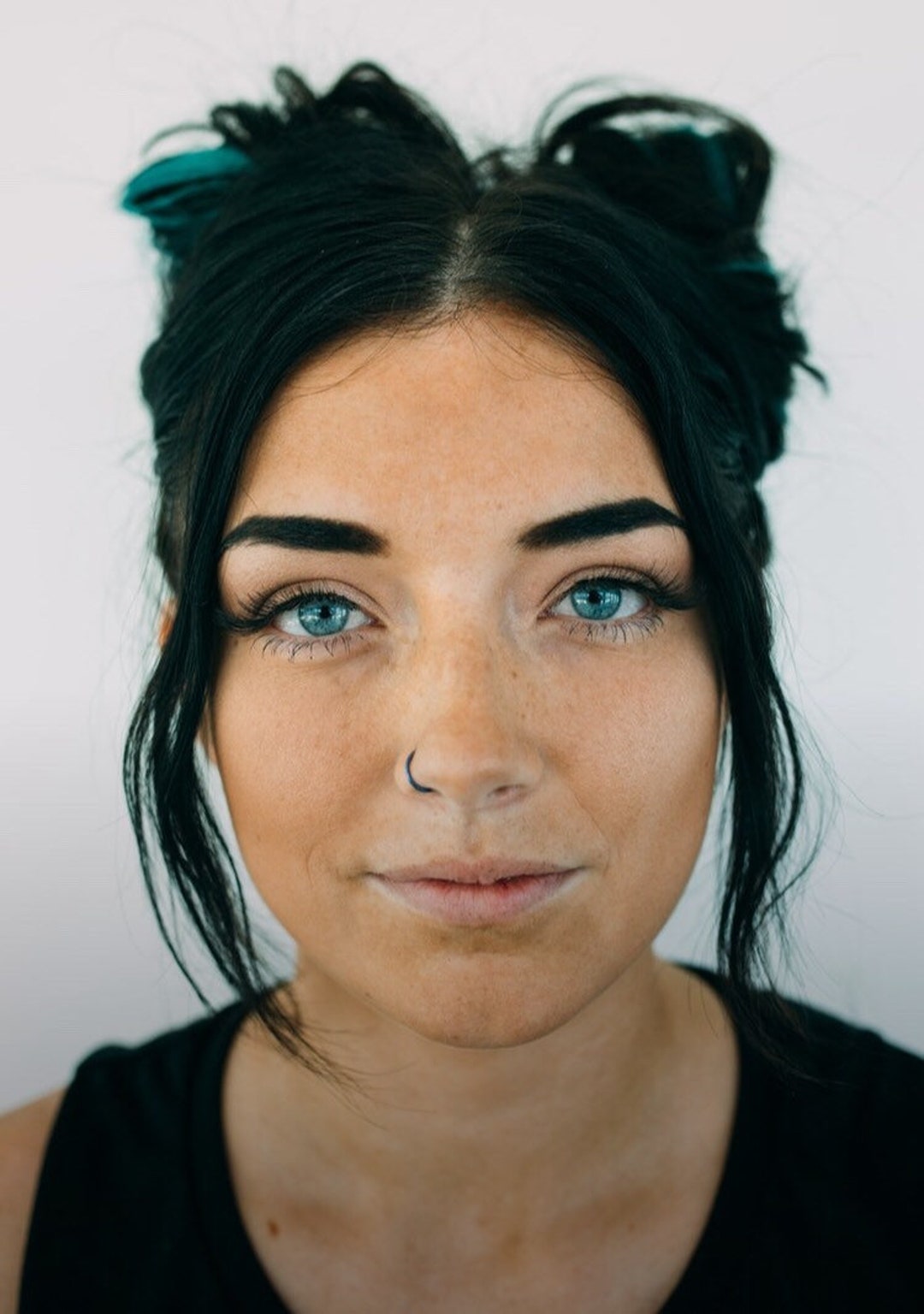 black nostril ring